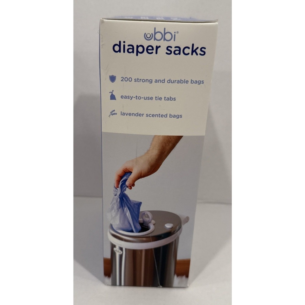 Disposable Diaper Sacks, Lavender Scent, Easy-To-Tie, Pet Waste Bags, 200‎ count